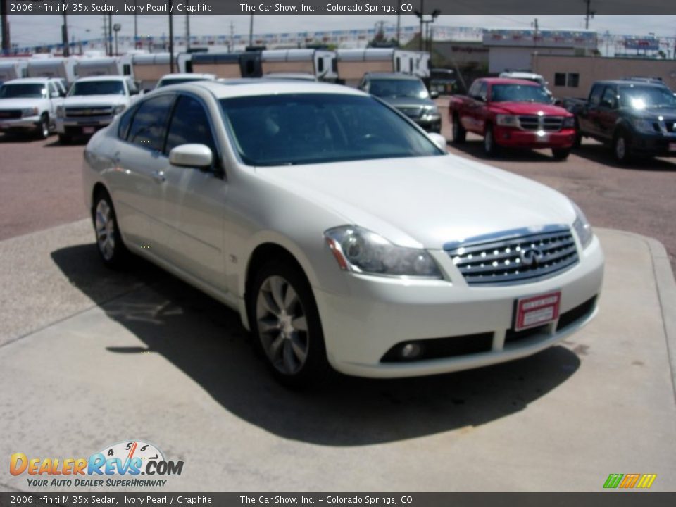 2006 Infiniti M 35x Sedan Ivory Pearl / Graphite Photo #7