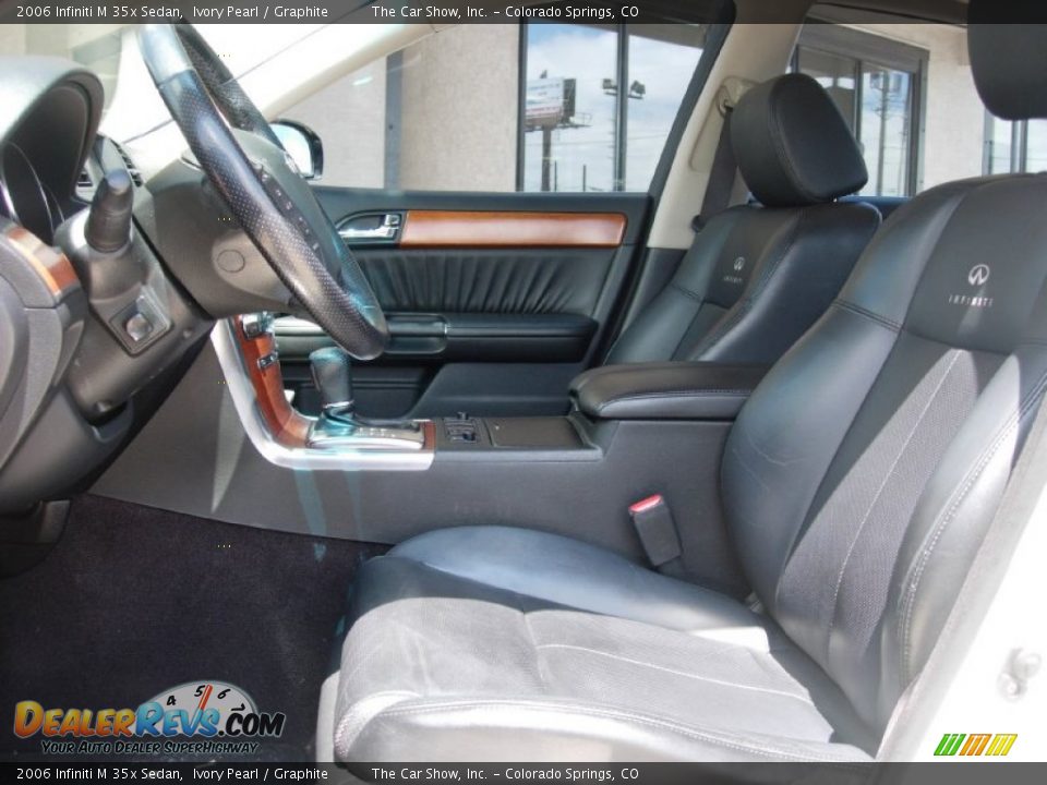 2006 Infiniti M 35x Sedan Ivory Pearl / Graphite Photo #9