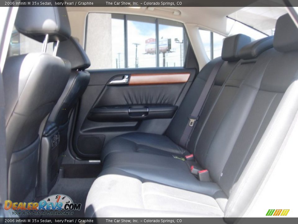 2006 Infiniti M 35x Sedan Ivory Pearl / Graphite Photo #10