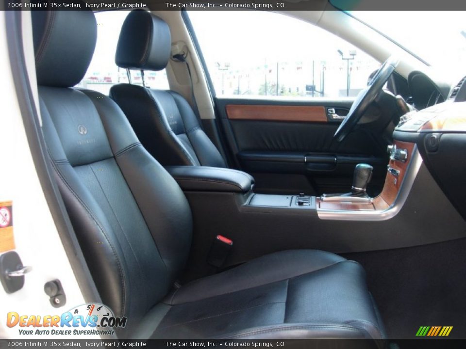 2006 Infiniti M 35x Sedan Ivory Pearl / Graphite Photo #12