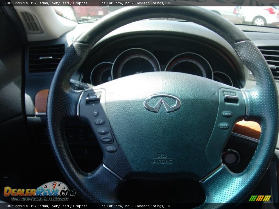 2006 Infiniti M 35x Sedan Ivory Pearl / Graphite Photo #13