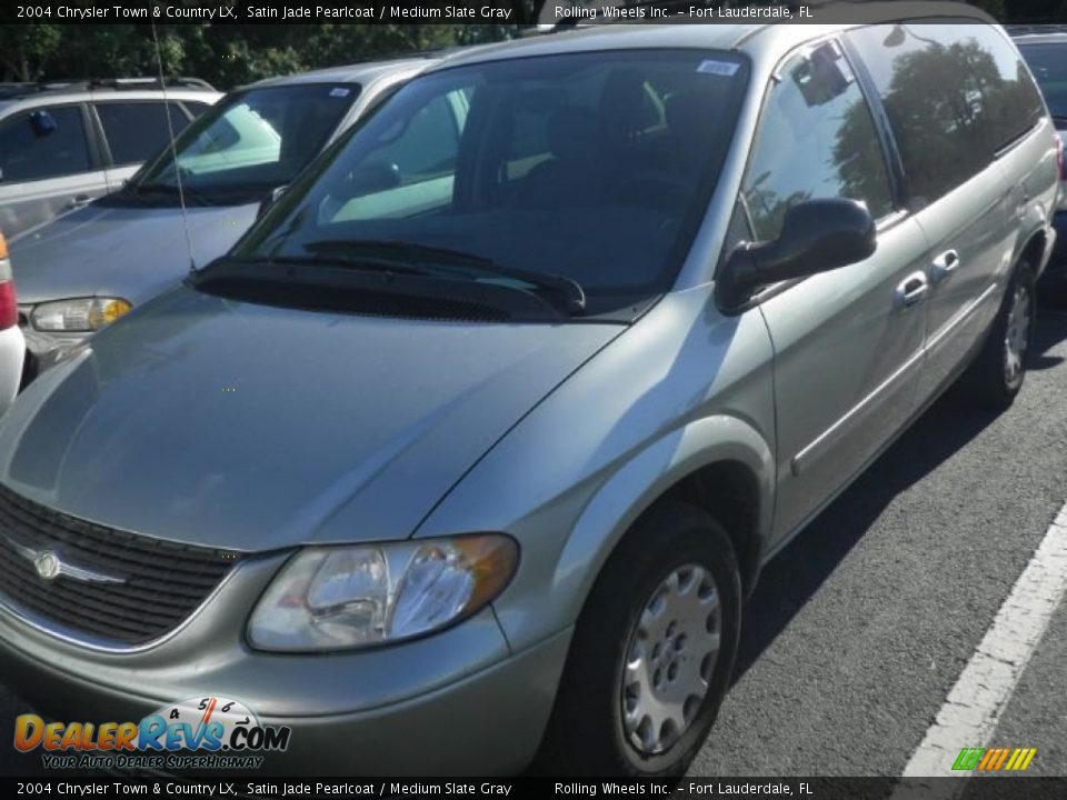 2004 Chrysler Town & Country LX Satin Jade Pearlcoat / Medium Slate Gray Photo #1