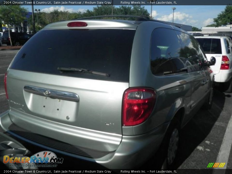 2004 Chrysler Town & Country LX Satin Jade Pearlcoat / Medium Slate Gray Photo #4