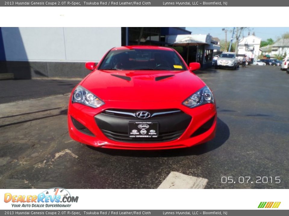2013 Hyundai Genesis Coupe 2.0T R-Spec Tsukuba Red / Red Leather/Red Cloth Photo #2