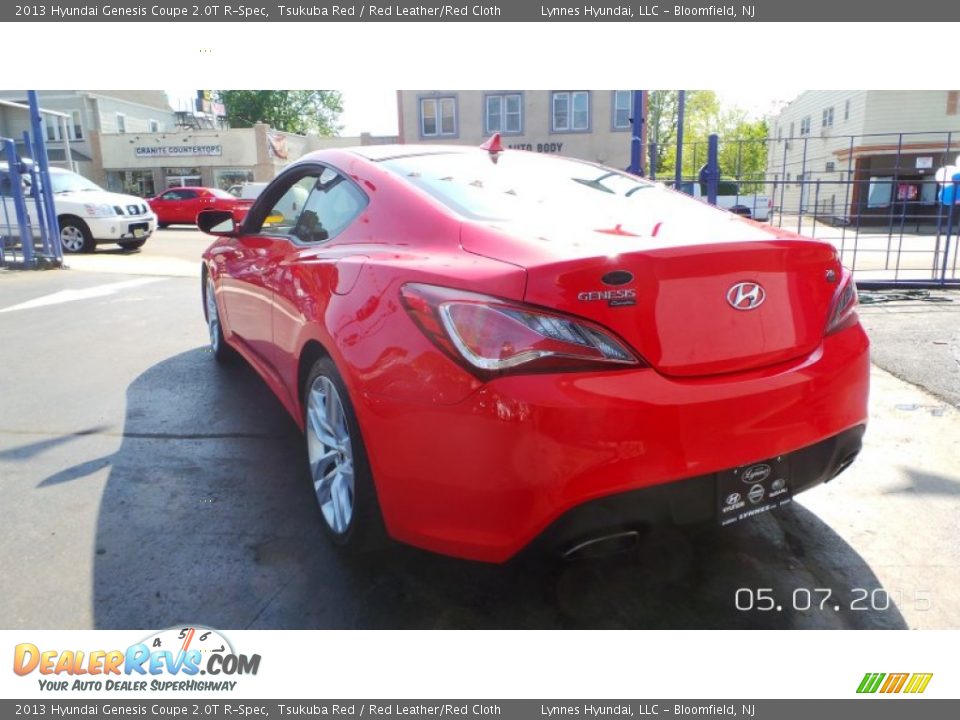 2013 Hyundai Genesis Coupe 2.0T R-Spec Tsukuba Red / Red Leather/Red Cloth Photo #6