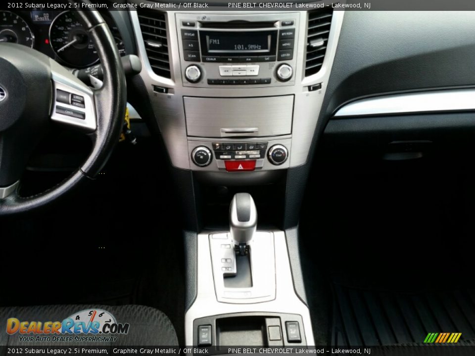 2012 Subaru Legacy 2.5i Premium Graphite Gray Metallic / Off Black Photo #14