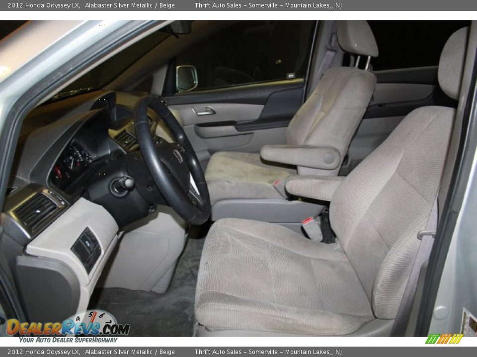 2012 Honda Odyssey LX Alabaster Silver Metallic / Beige Photo #13