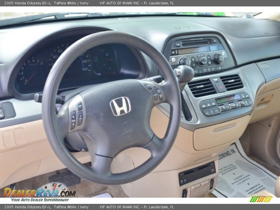 2005 Honda Odyssey EX-L Taffeta White / Ivory Photo #18