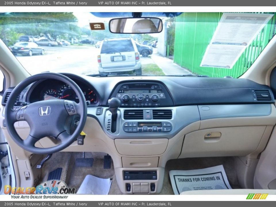 2005 Honda Odyssey EX-L Taffeta White / Ivory Photo #27