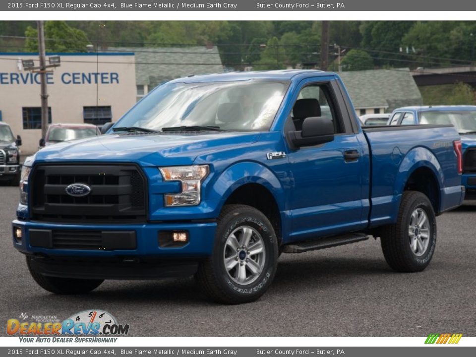 Front 3/4 View of 2015 Ford F150 XL Regular Cab 4x4 Photo #1