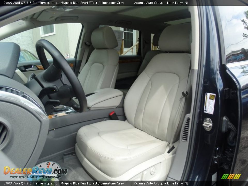 2009 Audi Q7 3.6 Premium quattro Mugello Blue Pearl Effect / Limestone Grey Photo #6