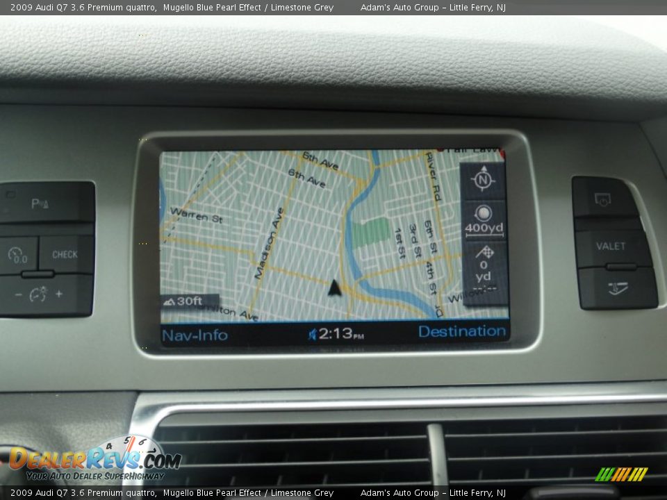 2009 Audi Q7 3.6 Premium quattro Mugello Blue Pearl Effect / Limestone Grey Photo #9