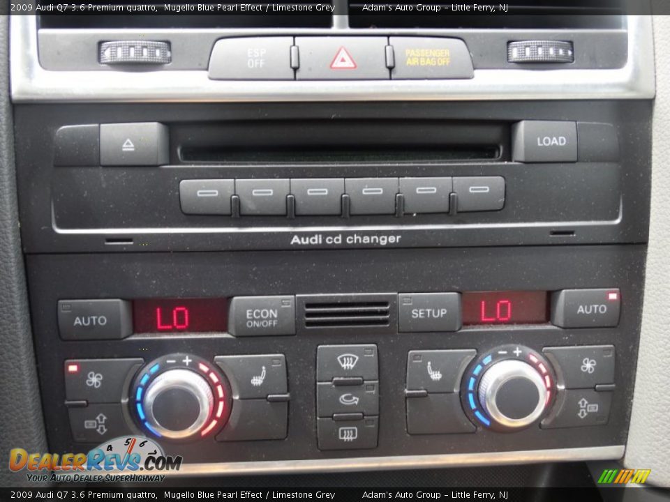 2009 Audi Q7 3.6 Premium quattro Mugello Blue Pearl Effect / Limestone Grey Photo #11
