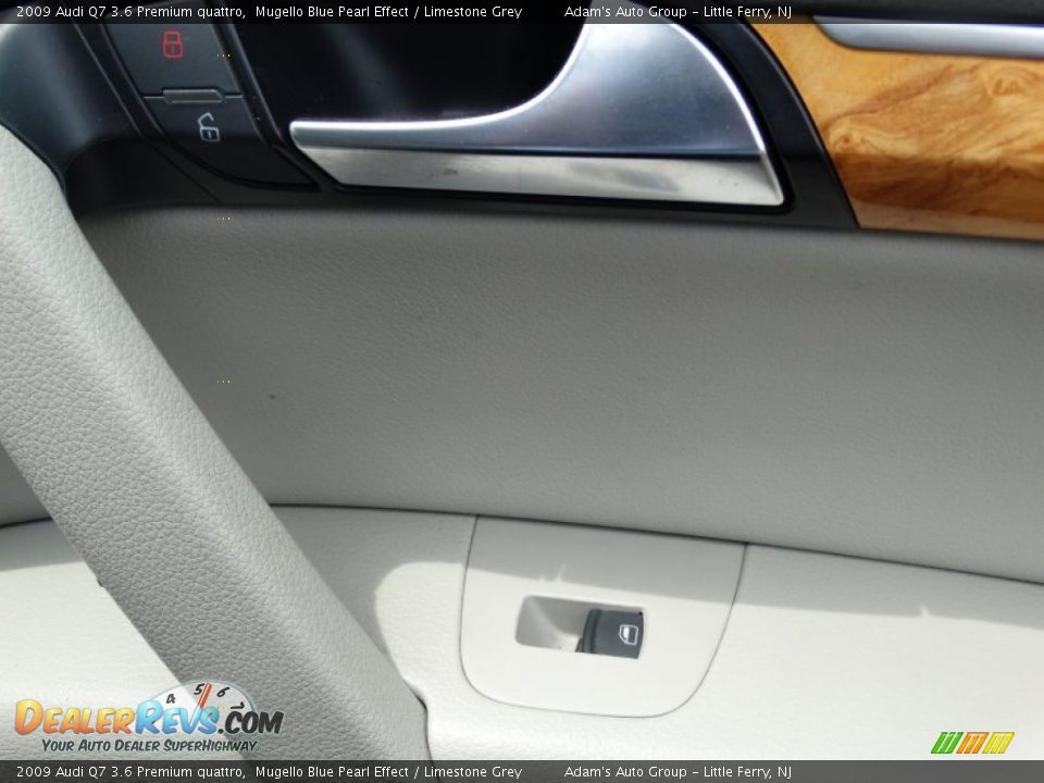 2009 Audi Q7 3.6 Premium quattro Mugello Blue Pearl Effect / Limestone Grey Photo #12