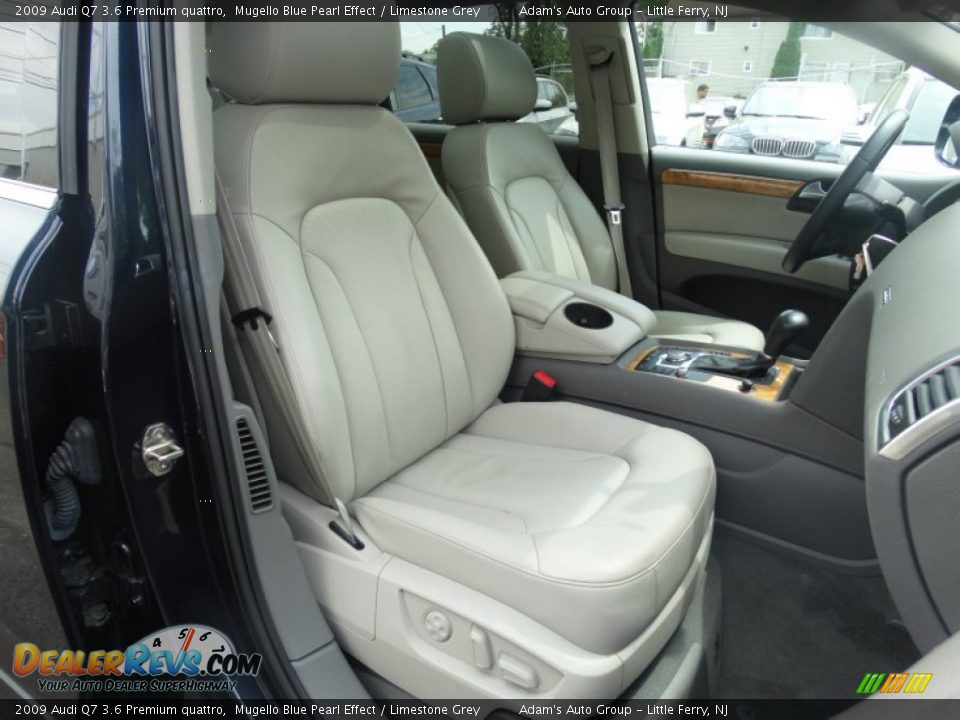 2009 Audi Q7 3.6 Premium quattro Mugello Blue Pearl Effect / Limestone Grey Photo #13