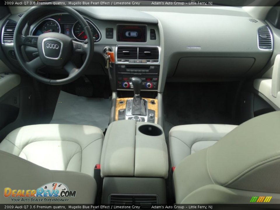 2009 Audi Q7 3.6 Premium quattro Mugello Blue Pearl Effect / Limestone Grey Photo #22