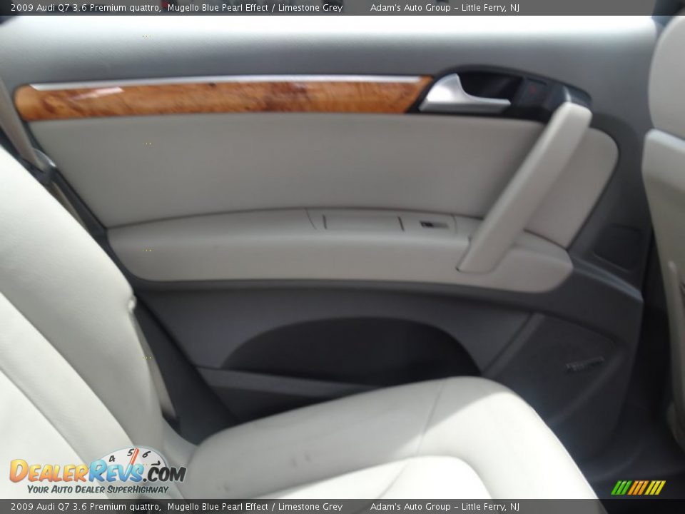 2009 Audi Q7 3.6 Premium quattro Mugello Blue Pearl Effect / Limestone Grey Photo #26