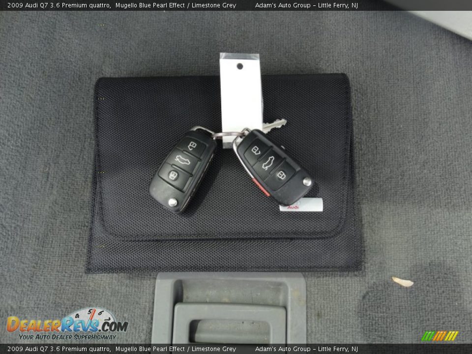 2009 Audi Q7 3.6 Premium quattro Mugello Blue Pearl Effect / Limestone Grey Photo #27