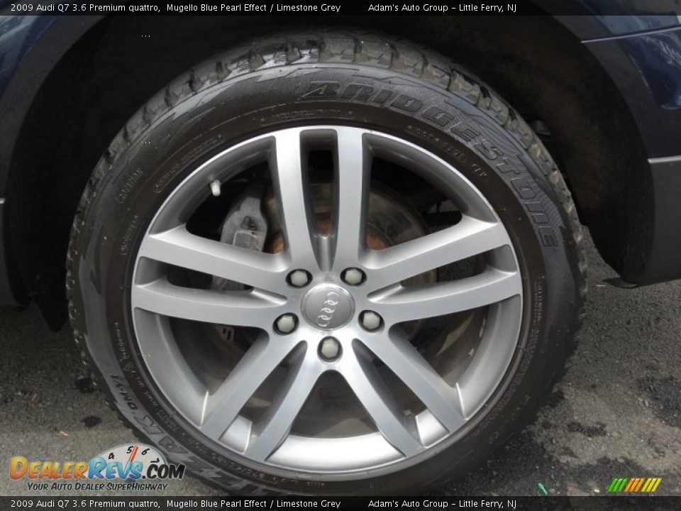 2009 Audi Q7 3.6 Premium quattro Mugello Blue Pearl Effect / Limestone Grey Photo #32