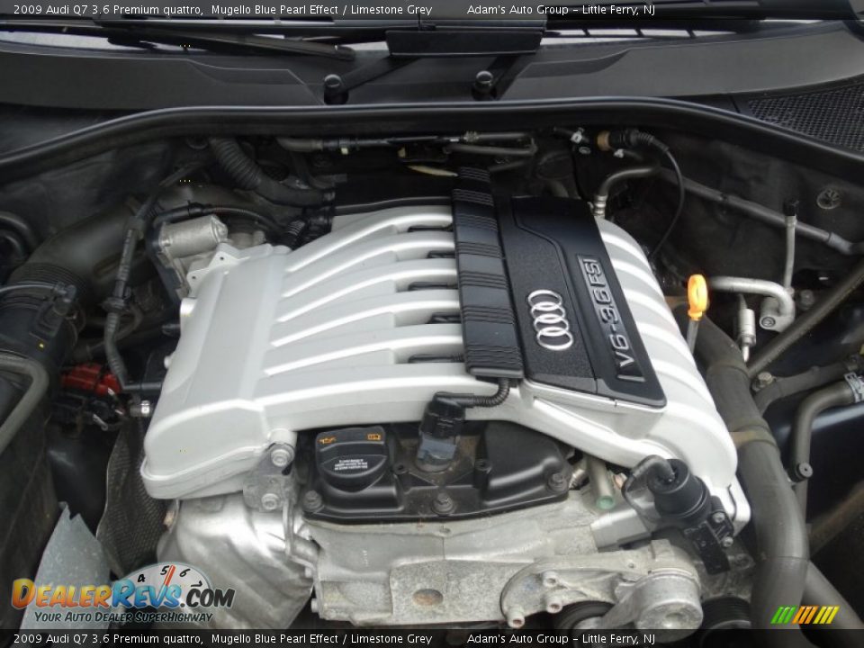 2009 Audi Q7 3.6 Premium quattro Mugello Blue Pearl Effect / Limestone Grey Photo #34