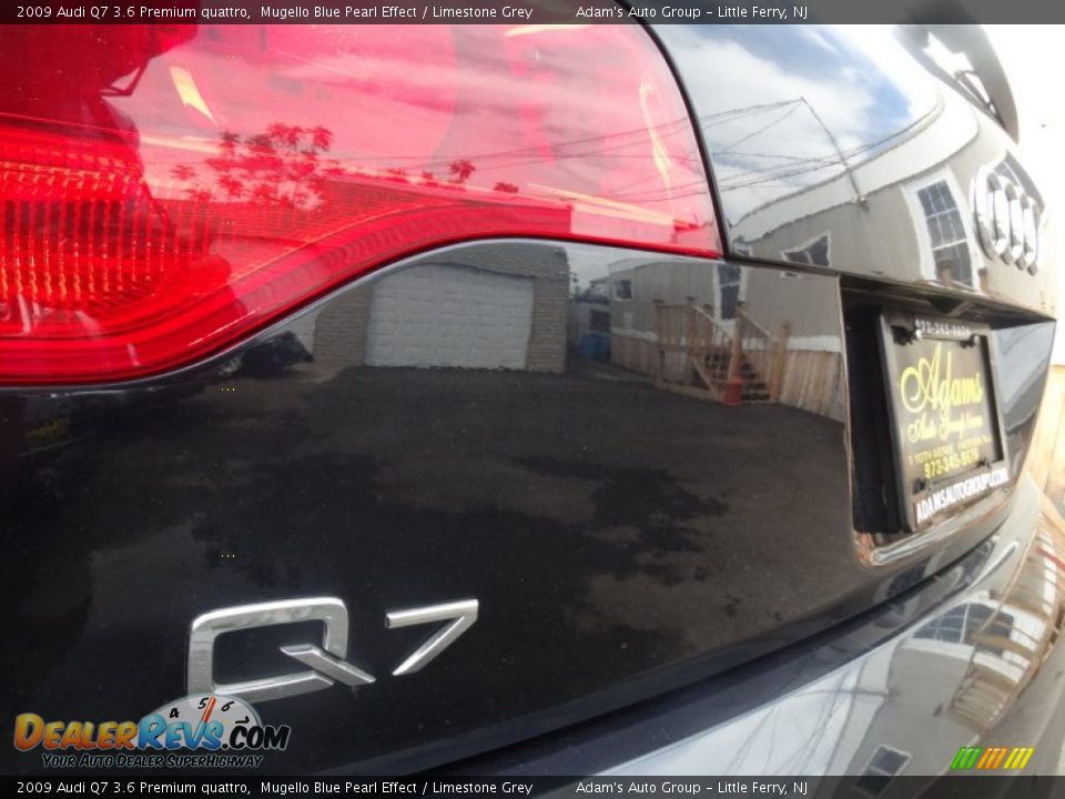 2009 Audi Q7 3.6 Premium quattro Mugello Blue Pearl Effect / Limestone Grey Photo #35