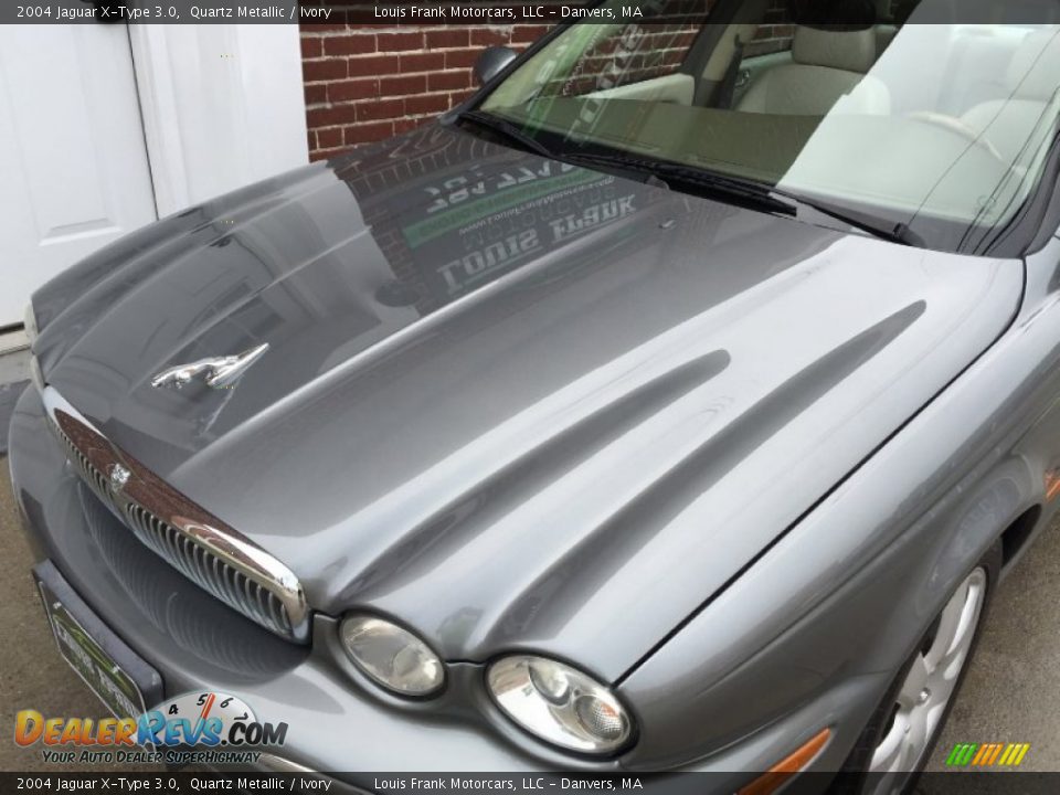 2004 Jaguar X-Type 3.0 Quartz Metallic / Ivory Photo #14