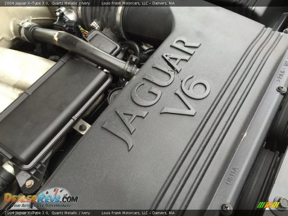 2004 Jaguar X-Type 3.0 Quartz Metallic / Ivory Photo #35