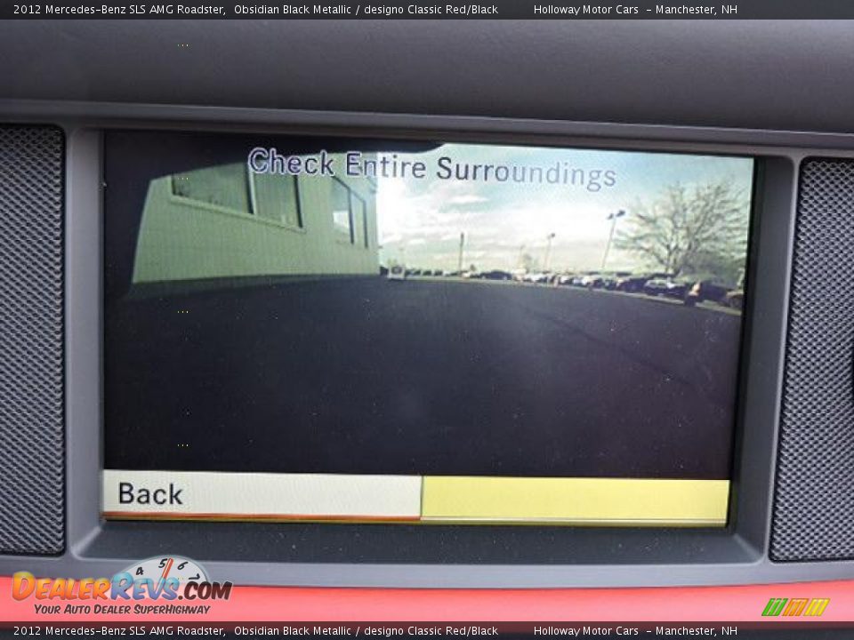 2012 Mercedes-Benz SLS AMG Roadster Obsidian Black Metallic / designo Classic Red/Black Photo #23