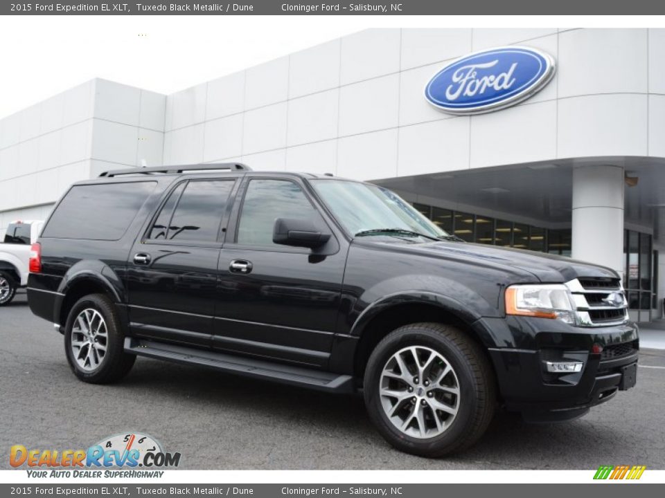 Front 3/4 View of 2015 Ford Expedition EL XLT Photo #1