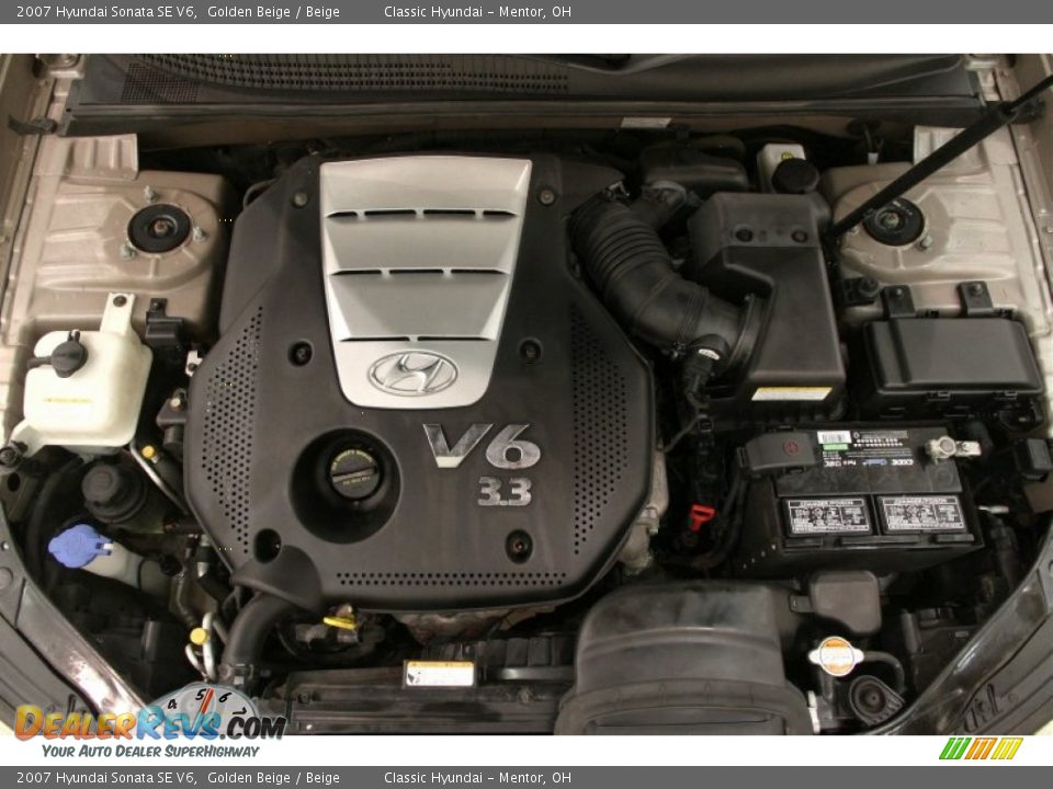 2007 Hyundai Sonata SE V6 3.3 Liter DOHC 24 Valve VVT V6 Engine Photo #18