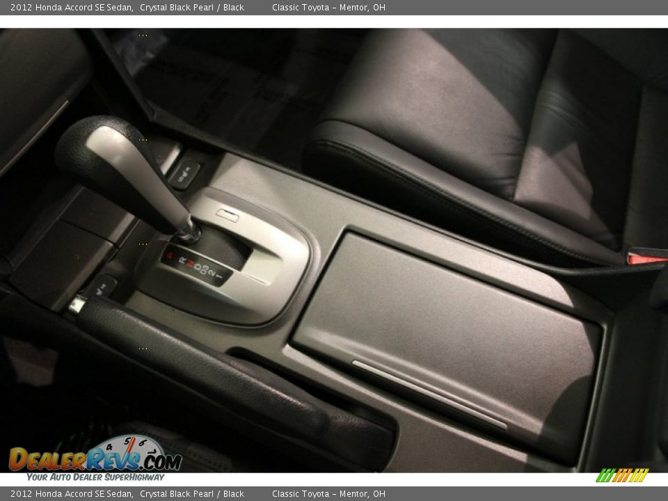 2012 Honda Accord SE Sedan Crystal Black Pearl / Black Photo #9