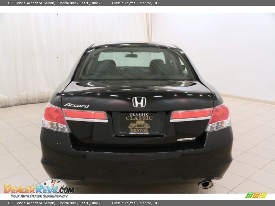 2012 Honda Accord SE Sedan Crystal Black Pearl / Black Photo #15