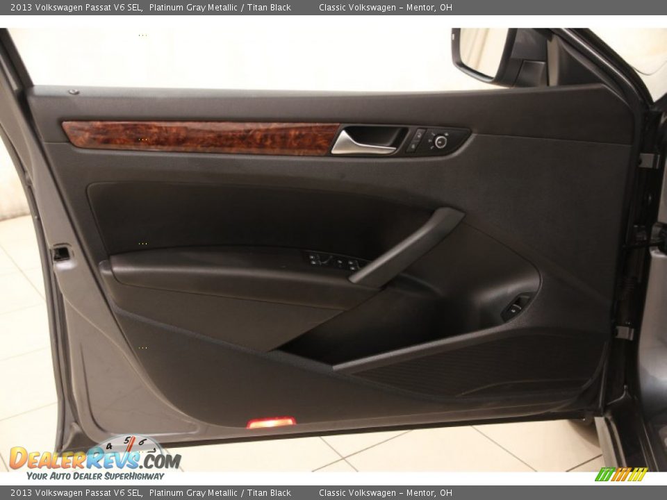 2013 Volkswagen Passat V6 SEL Platinum Gray Metallic / Titan Black Photo #4