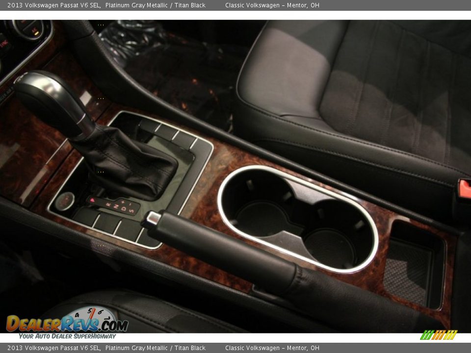 2013 Volkswagen Passat V6 SEL Platinum Gray Metallic / Titan Black Photo #10