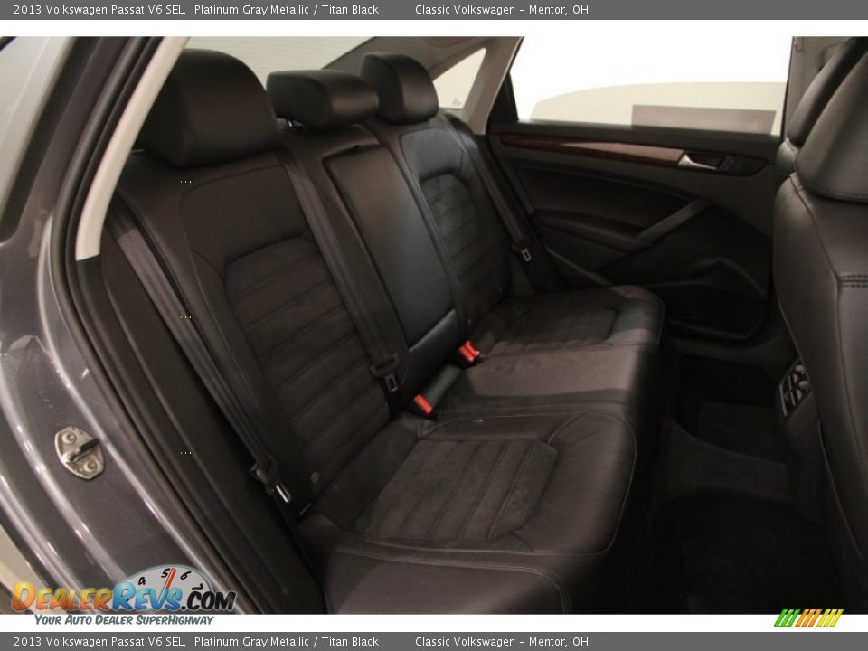 2013 Volkswagen Passat V6 SEL Platinum Gray Metallic / Titan Black Photo #12