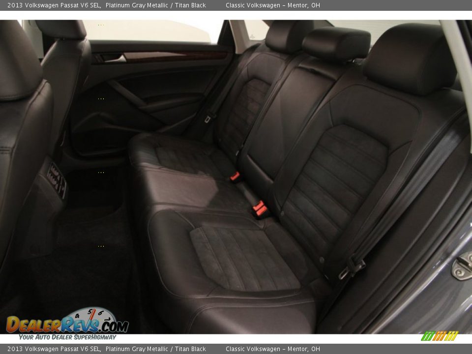 2013 Volkswagen Passat V6 SEL Platinum Gray Metallic / Titan Black Photo #13