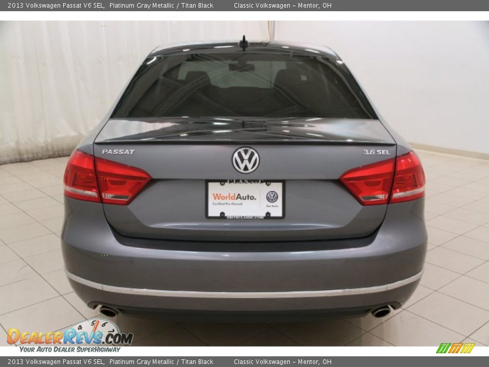 2013 Volkswagen Passat V6 SEL Platinum Gray Metallic / Titan Black Photo #14