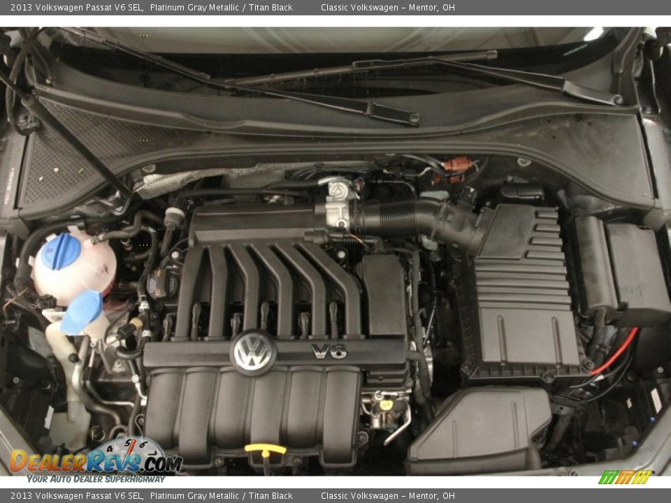 2013 Volkswagen Passat V6 SEL Platinum Gray Metallic / Titan Black Photo #15