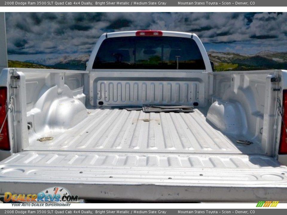 2008 Dodge Ram 3500 SLT Quad Cab 4x4 Dually Bright Silver Metallic / Medium Slate Gray Photo #26