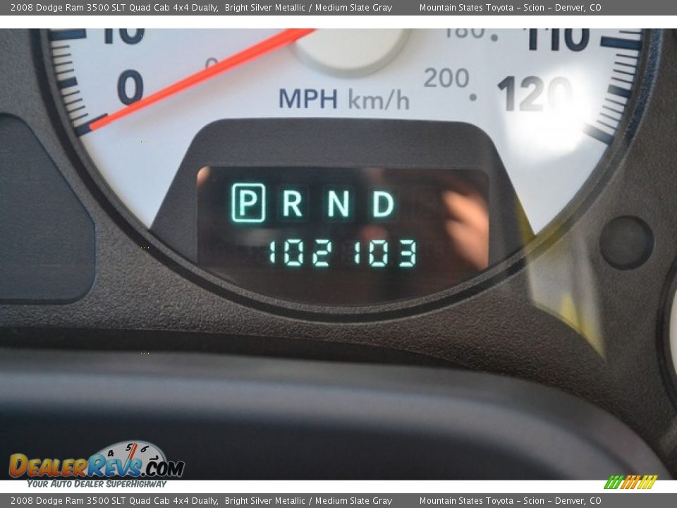 2008 Dodge Ram 3500 SLT Quad Cab 4x4 Dually Bright Silver Metallic / Medium Slate Gray Photo #29