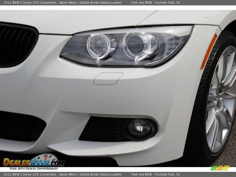 2011 BMW 3 Series 335i Convertible Alpine White / Saddle Brown Dakota Leather Photo #32