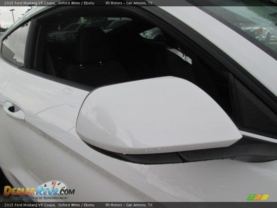 2015 Ford Mustang V6 Coupe Oxford White / Ebony Photo #6