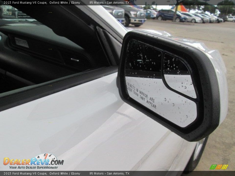 2015 Ford Mustang V6 Coupe Oxford White / Ebony Photo #7