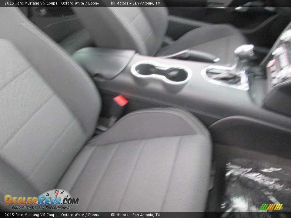 2015 Ford Mustang V6 Coupe Oxford White / Ebony Photo #21