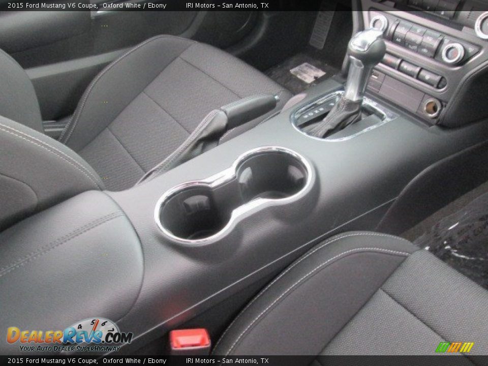 2015 Ford Mustang V6 Coupe Oxford White / Ebony Photo #23