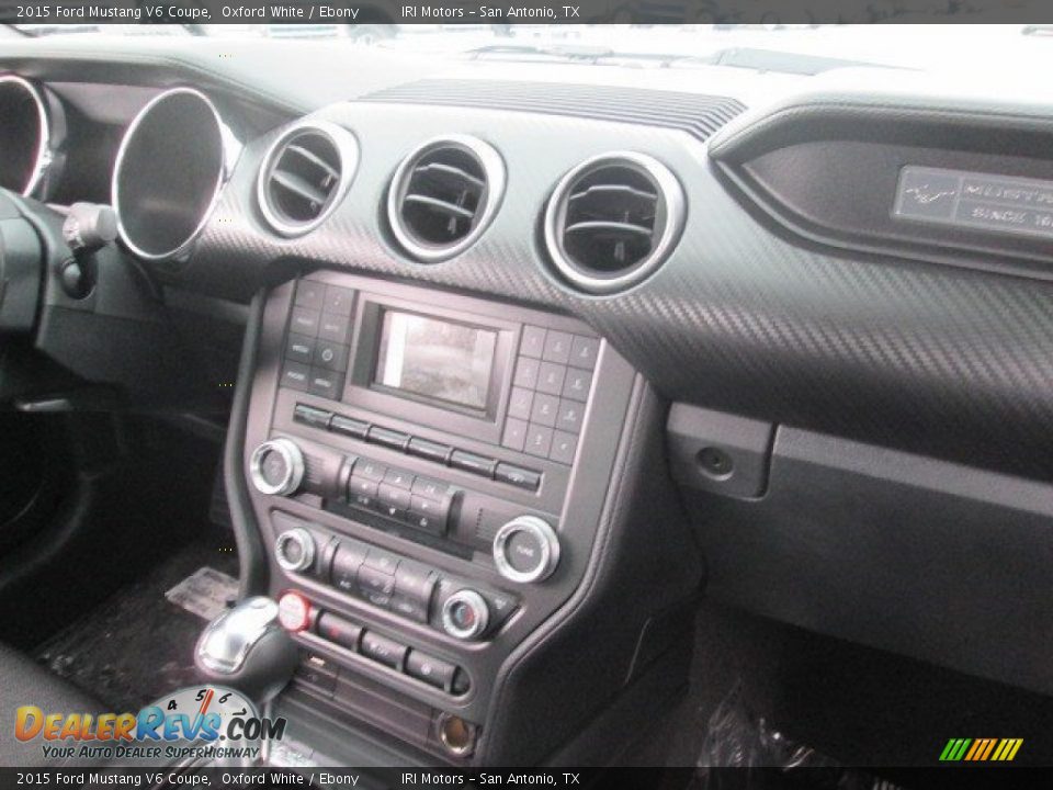 2015 Ford Mustang V6 Coupe Oxford White / Ebony Photo #24