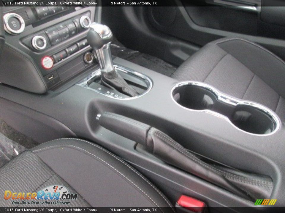 2015 Ford Mustang V6 Coupe Oxford White / Ebony Photo #29