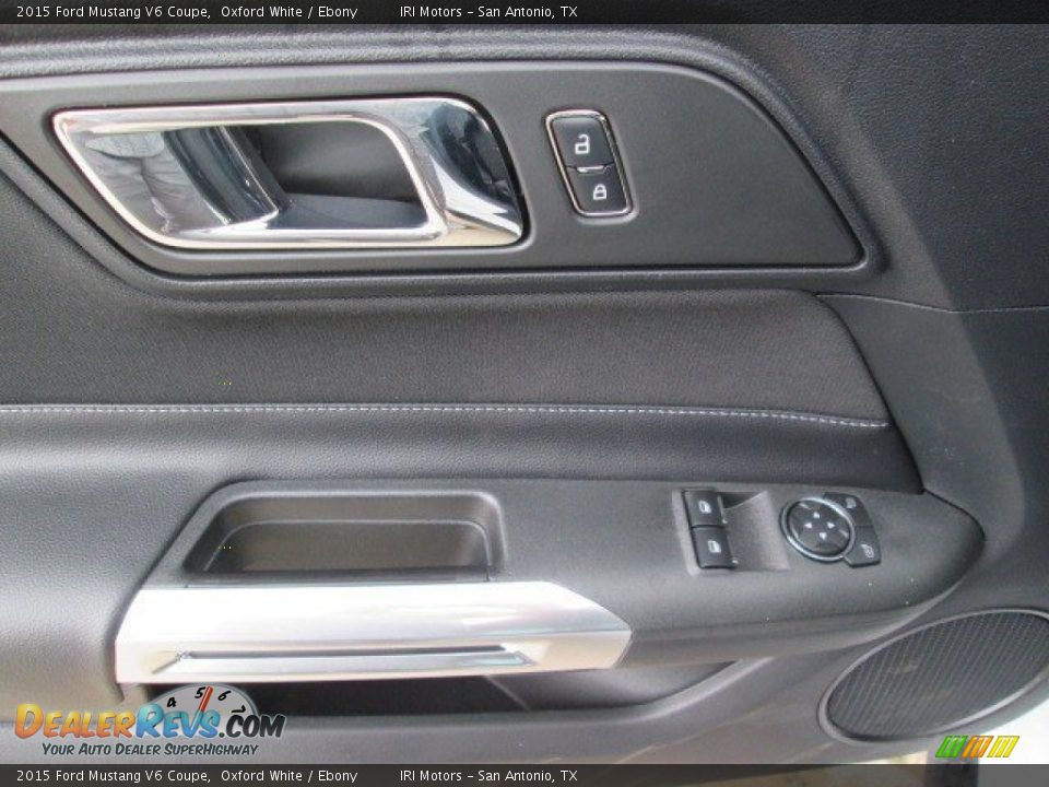 2015 Ford Mustang V6 Coupe Oxford White / Ebony Photo #31