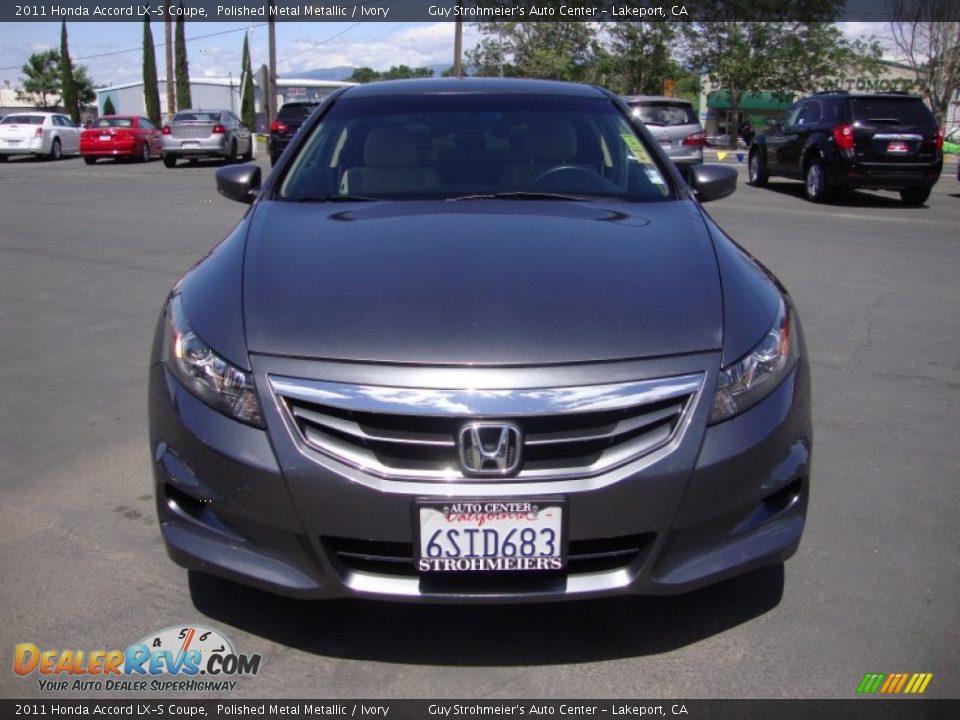 2011 Honda Accord LX-S Coupe Polished Metal Metallic / Ivory Photo #2