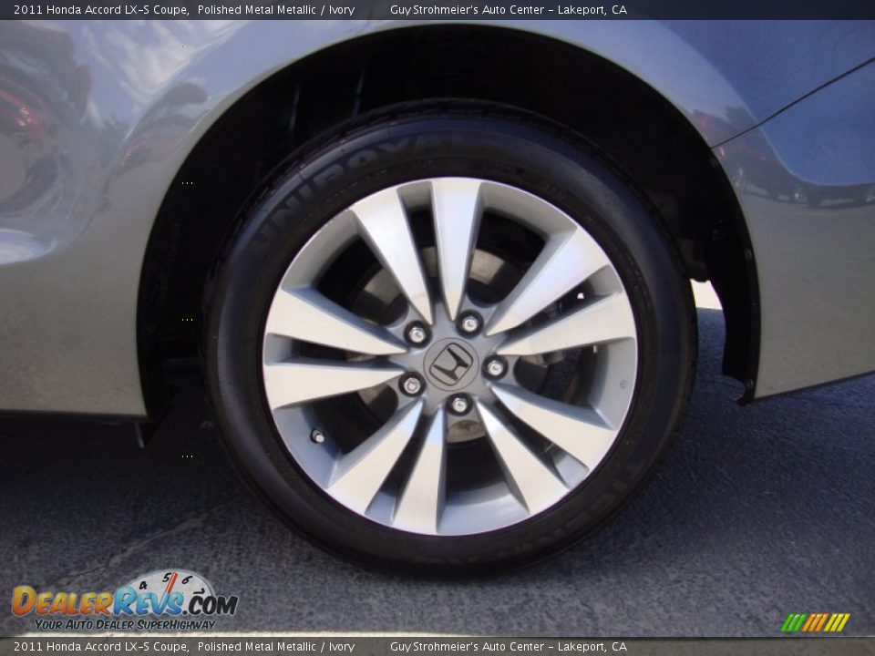 2011 Honda Accord LX-S Coupe Polished Metal Metallic / Ivory Photo #23